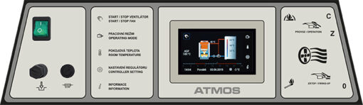 ATMOS DC25GD+ACD04+automatické zapalování pravý